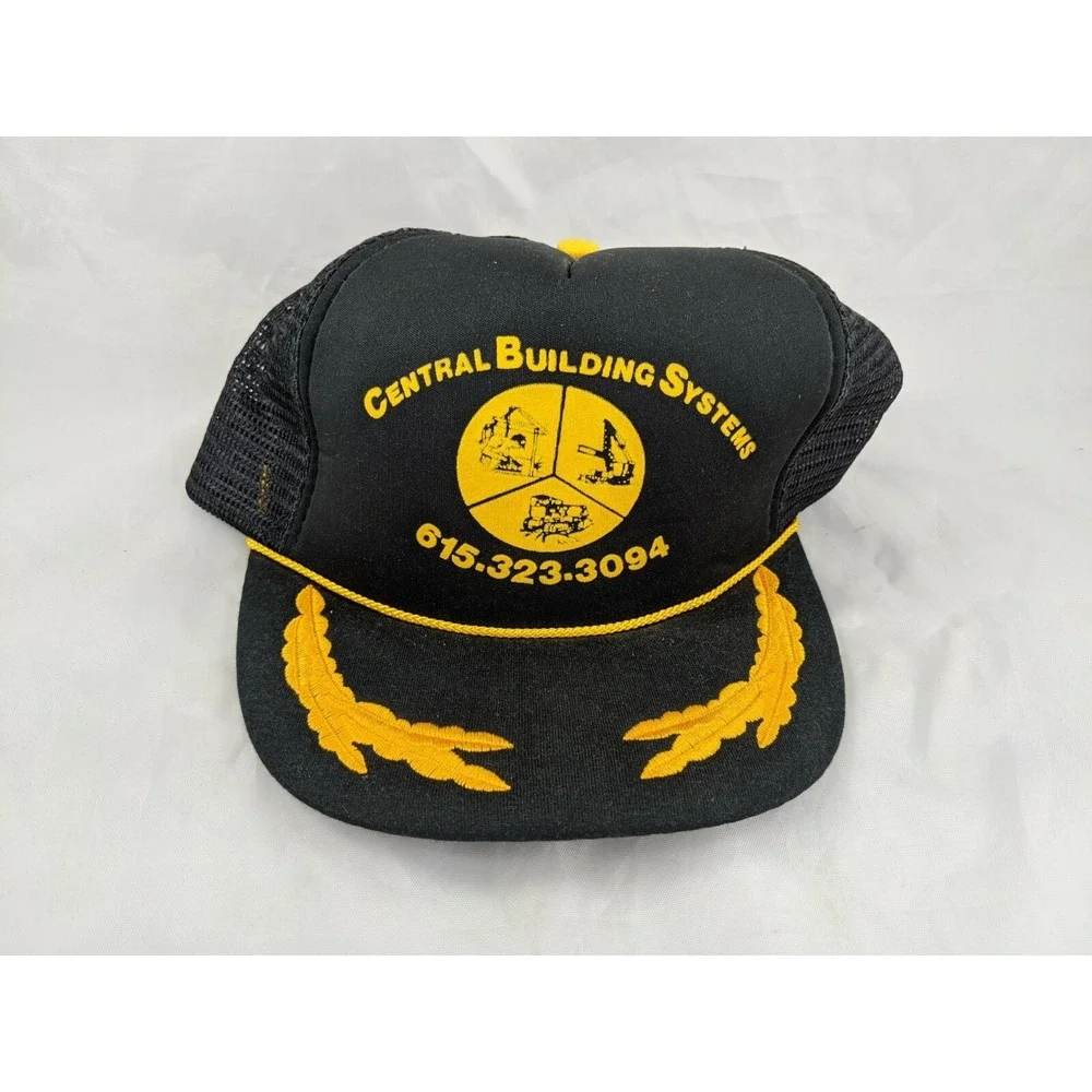 Central Building System Snapback Hat Mesh Foam San Sun